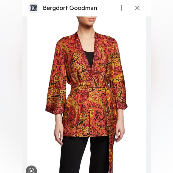 Kobi Halperin Jackets & Blazers - NWT Kobe Halperin Josephine silk kimono jacket. Size M/L. Excellent condition